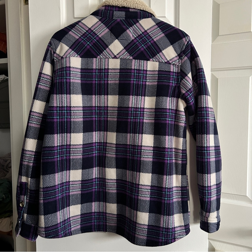 Soho Threads Fleece Shacket Large - Picture 7 of 8